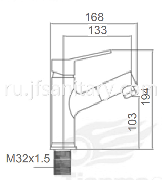 JF-9113-E Dimension drawing